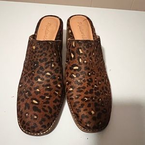 Madewell The Carey Mule fur dyed calf hair